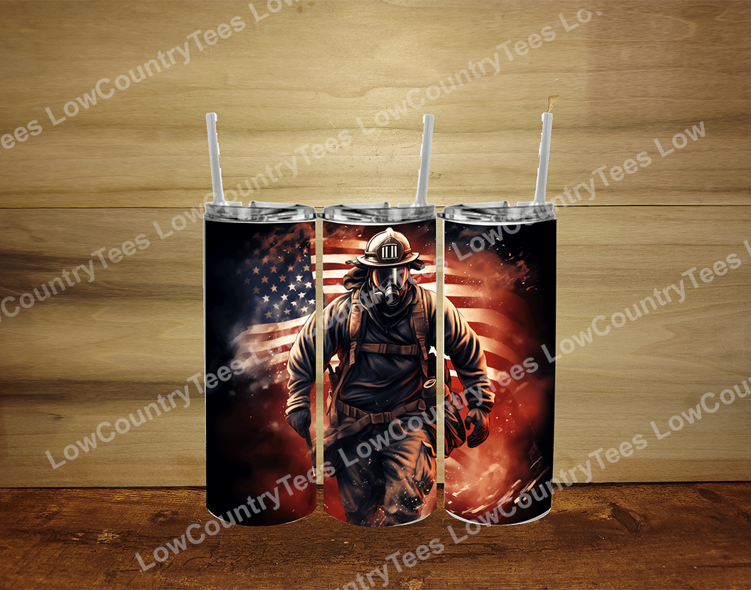 American Firefighter Tumbler