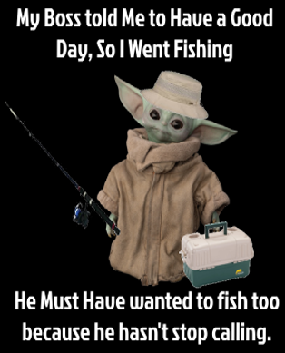 Fishing Yoda