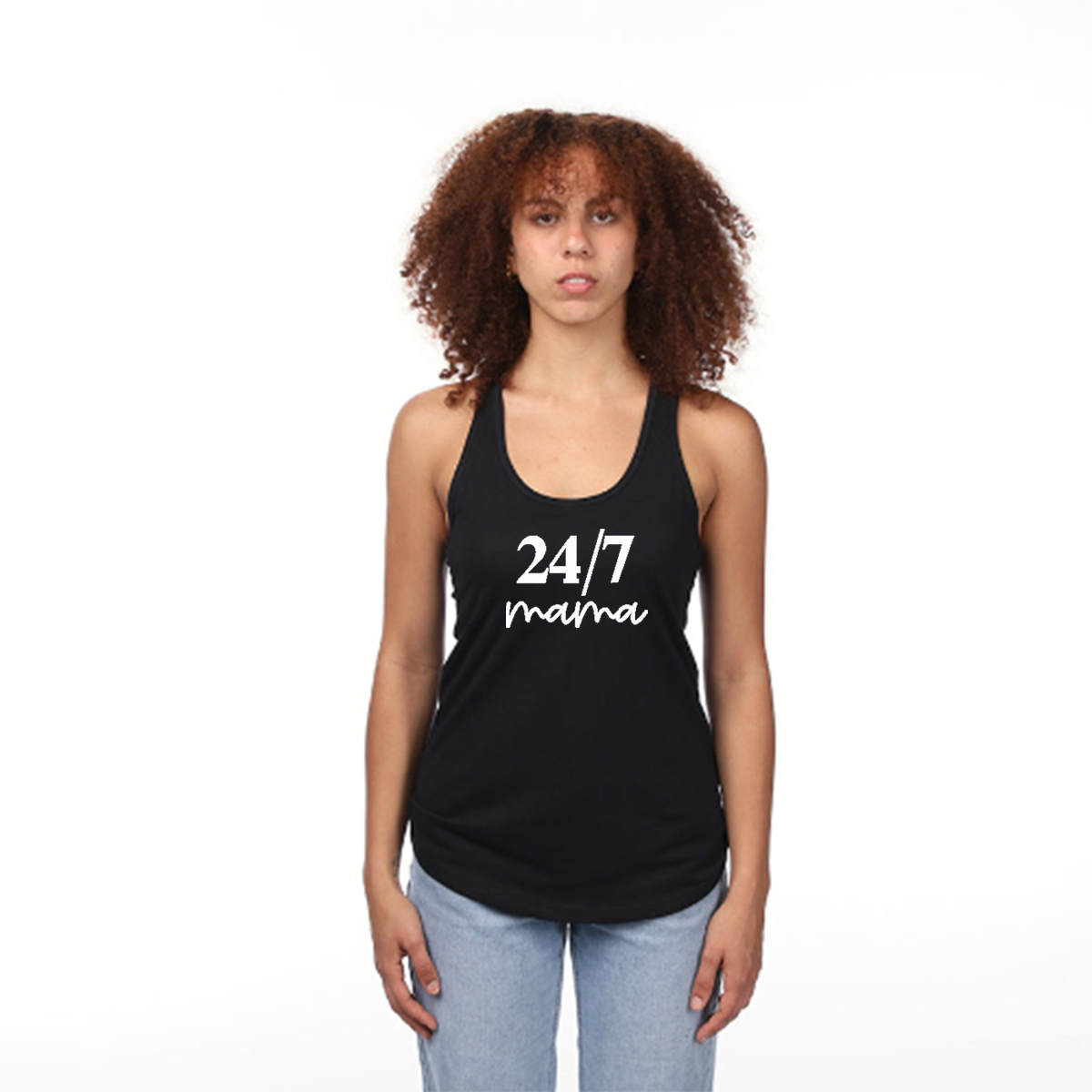 24/7 Mama Racerback Tank Top
