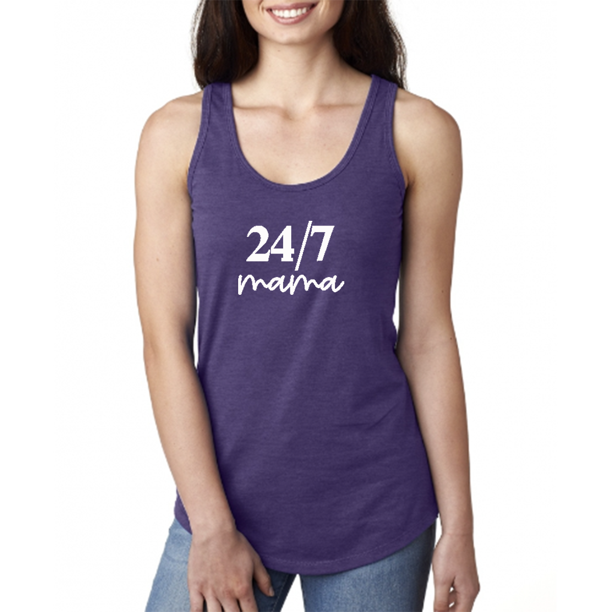24/7 Mama Racerback Tank Top