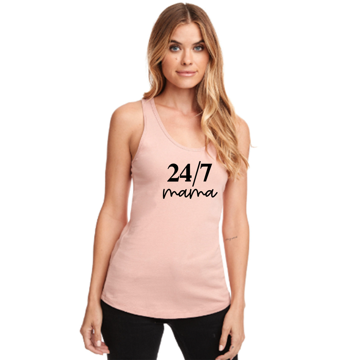 24/7 Mama Racerback Tank Top