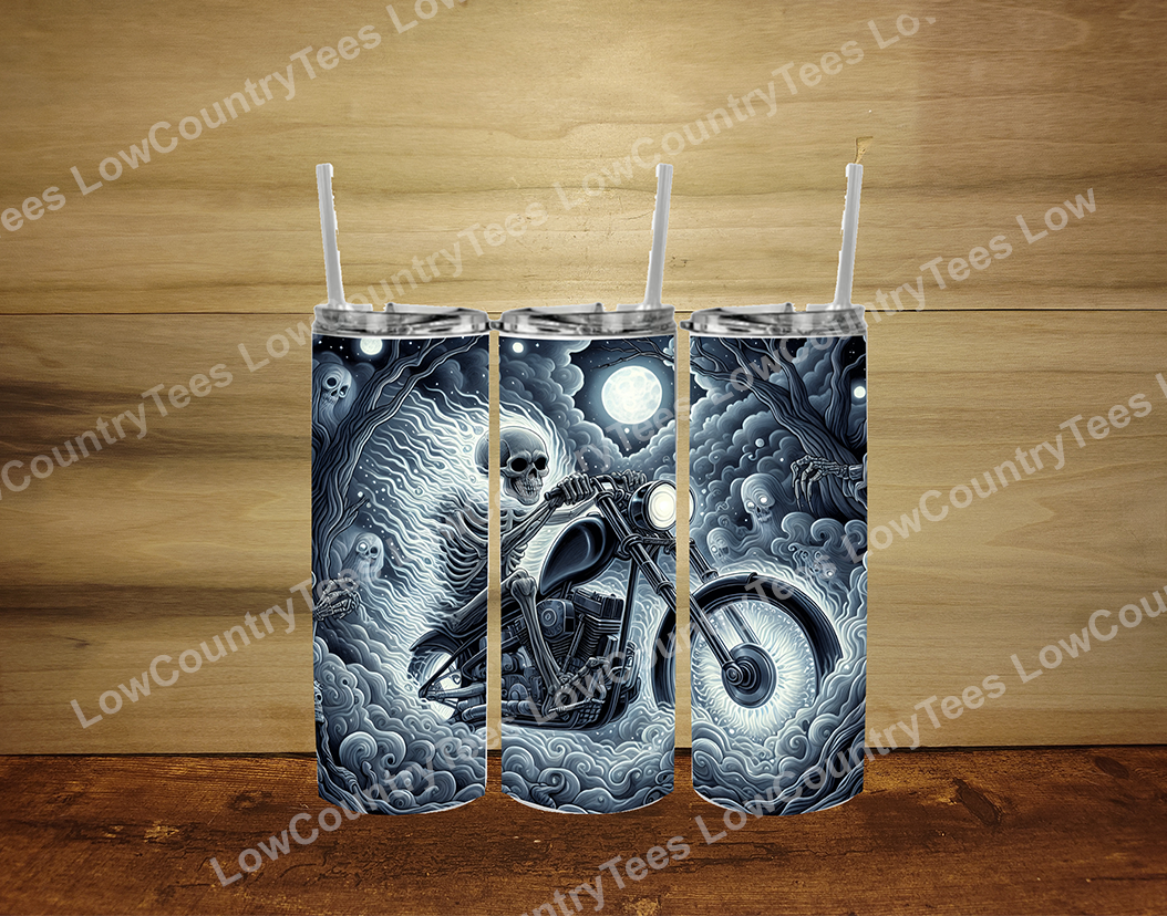 Ghost Rider at Night Tumbler