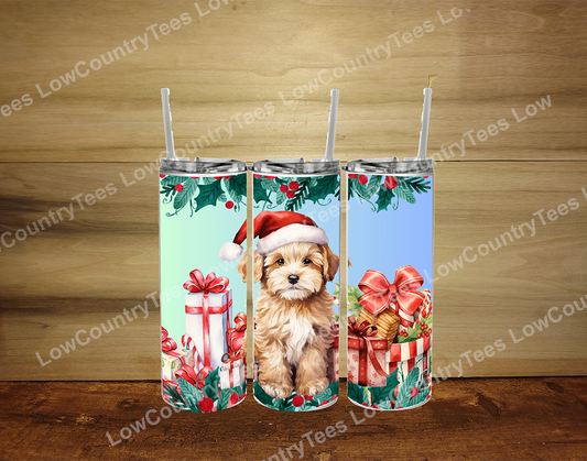 Christmas Dog Tumbler