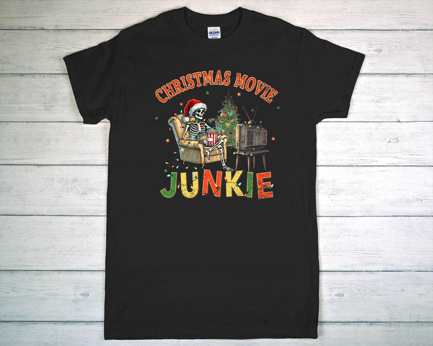 Christmas Movie Junkie T-Shirt