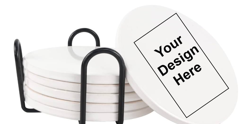 Customized Ceramic Coasters with Stand