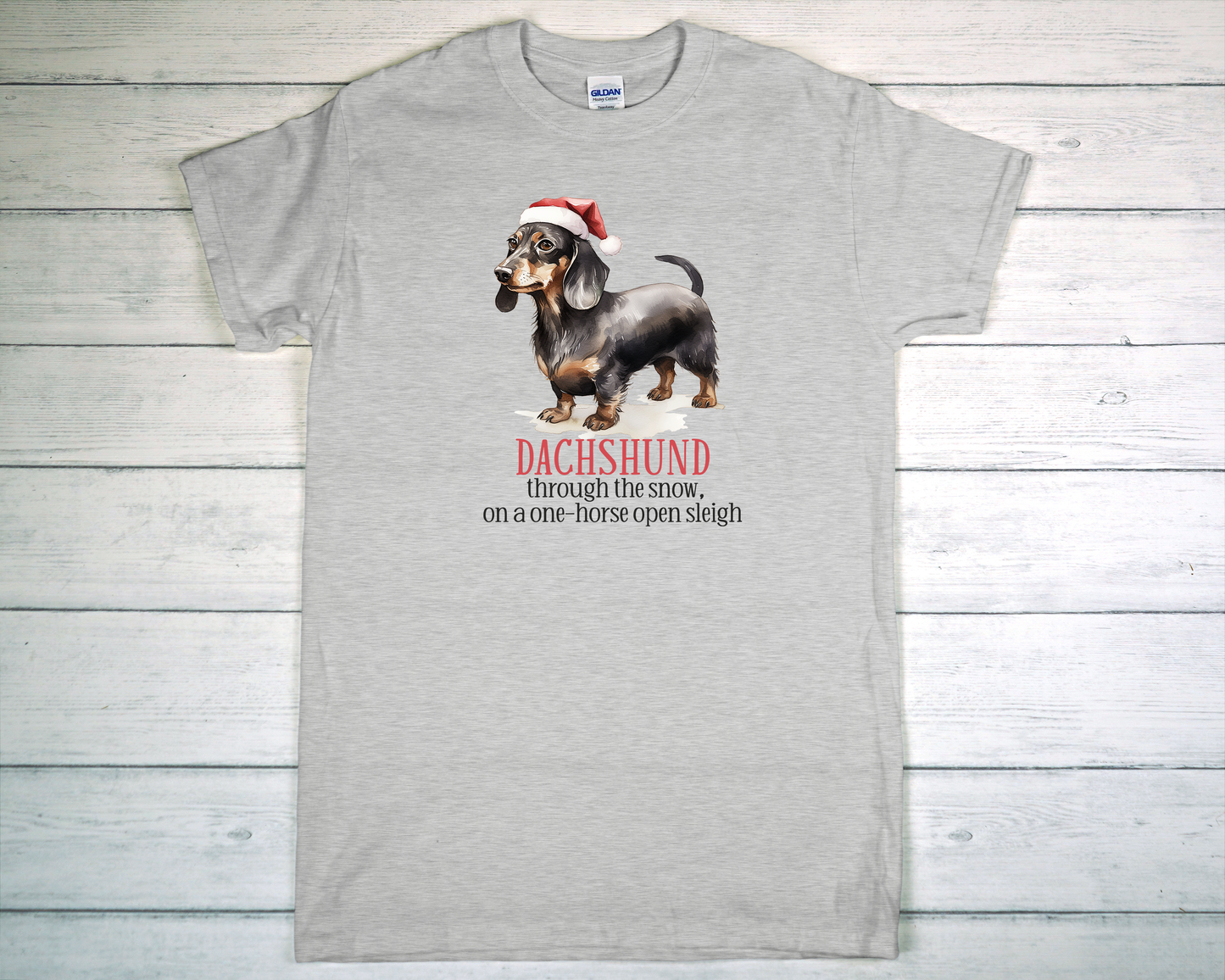 Dachshund Through the Snow T-Shirt