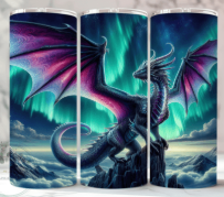 Mythical Galaxy Dragon Tumbler