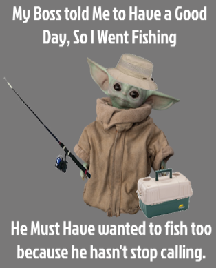 Fishing Yoda